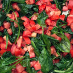Garlicky Spinach & Tomatoes