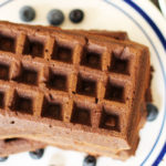 Chocolate Brownie Paleo Waffles