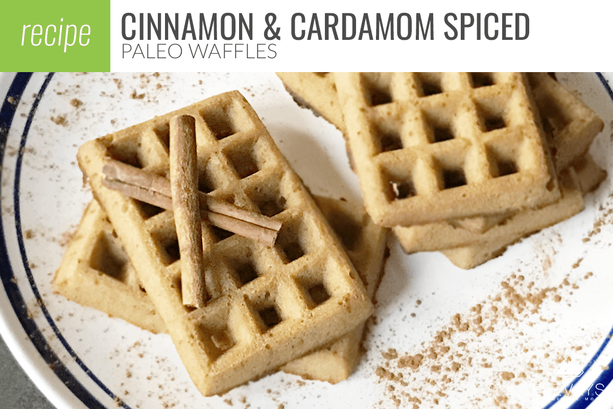 Cinnamon & Cardamom Spiced Paleo Waffles