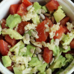 Garlic Avocado & Tomato Salad