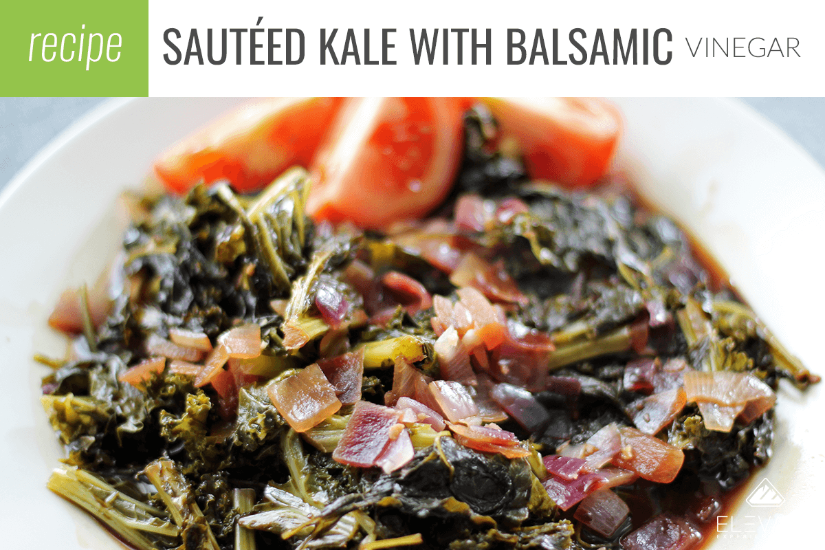Sauteed Kale with Balsamic Vinegar
