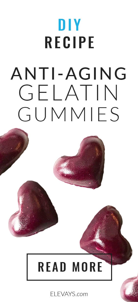 Elastin and Collagen give skin their strength and elasticity and they are HUGELY important if you want to have gorgeous skin. These anti-aging, wrinkle fighting, collagen boosting gummies are a tasty way to achieve lusciously smooth and youthful skin. #antiaging #collagenskincare #gummies