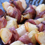 Bacon Wrapped Bartlett Pears