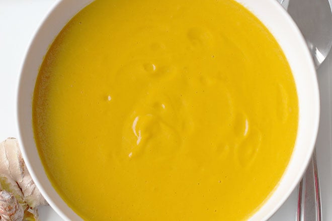 Carrot, Ginger and Turmeric Soup