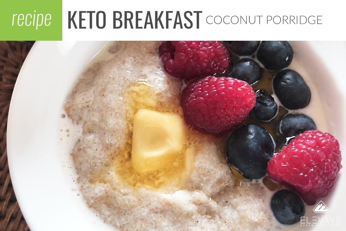Keto Breakfast Coconut Porridge