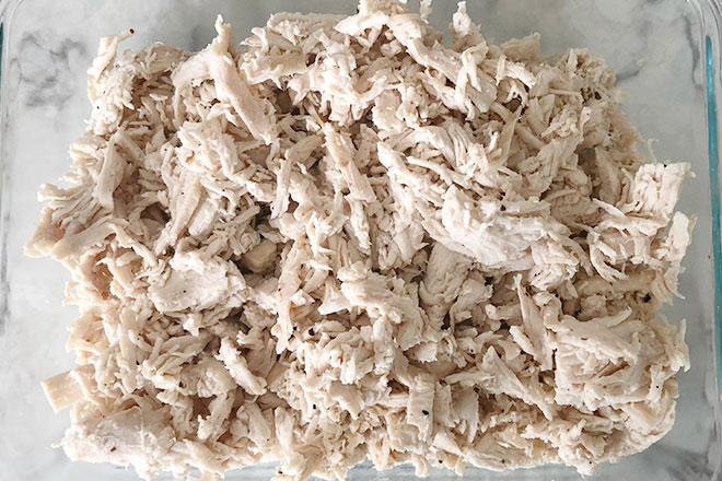 Easy Make Ahead Recipe: Shredded Chicken