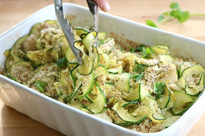 Easy Keto Meals Chicken Zoodle Casserole