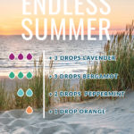 Essential Oil Diffuser Blend Recipe DIY - Endless Summer for Stress Relief