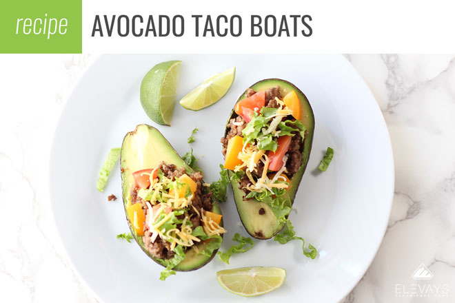 If you want to start looking forward to Tuesdays-- make this Avocado Taco Boat recipe and let your kids build their own! #easymeal #easyrecipe #quickdinner #healthrecipe