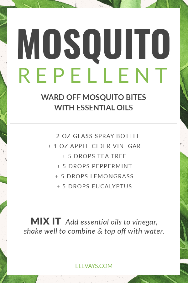 Moquito Repellent Spray DIY Essential Oil Recipe