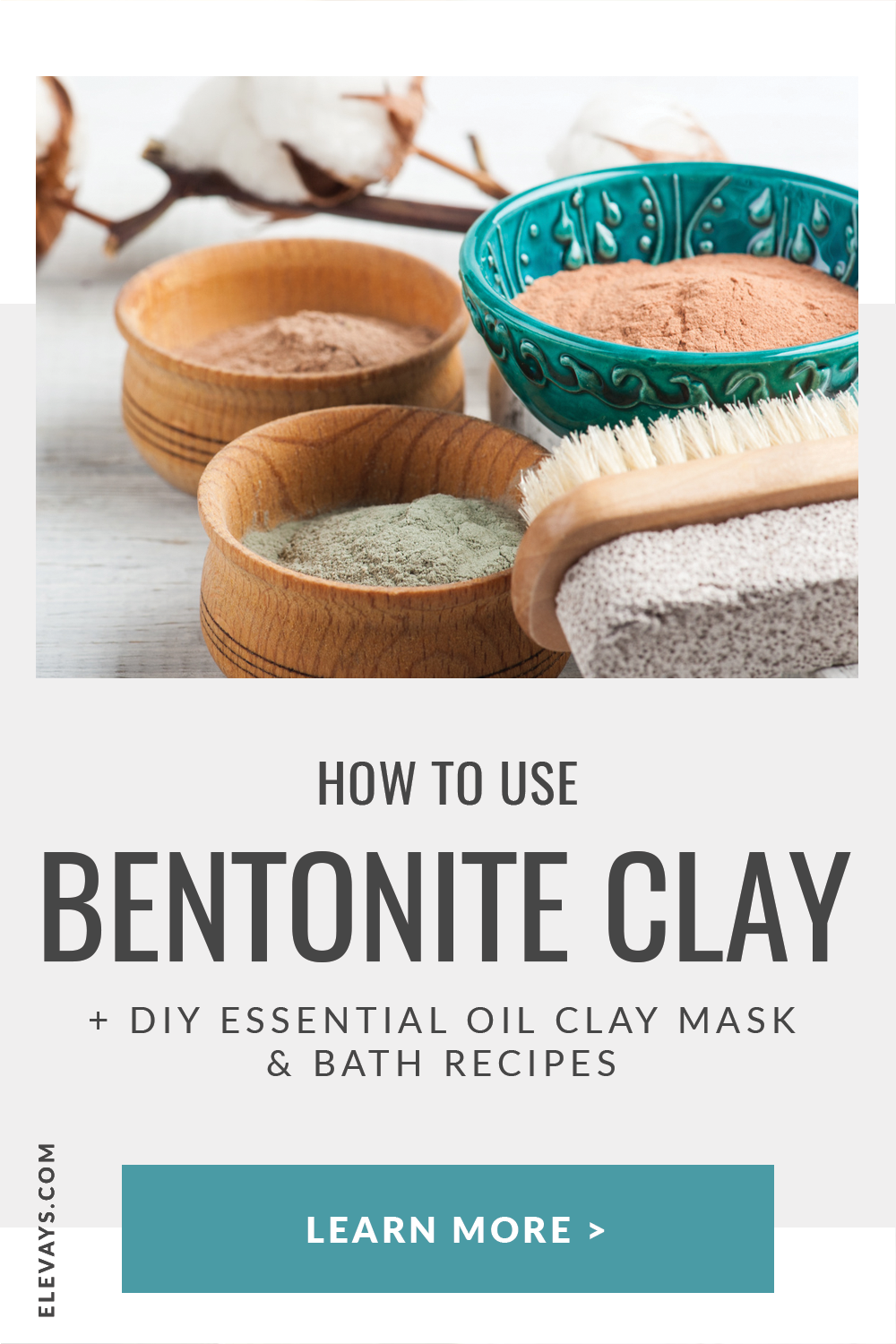 How to Use Bentonite Clay for Health + DIY Essential Oil Clay Mask & Bath Recipes