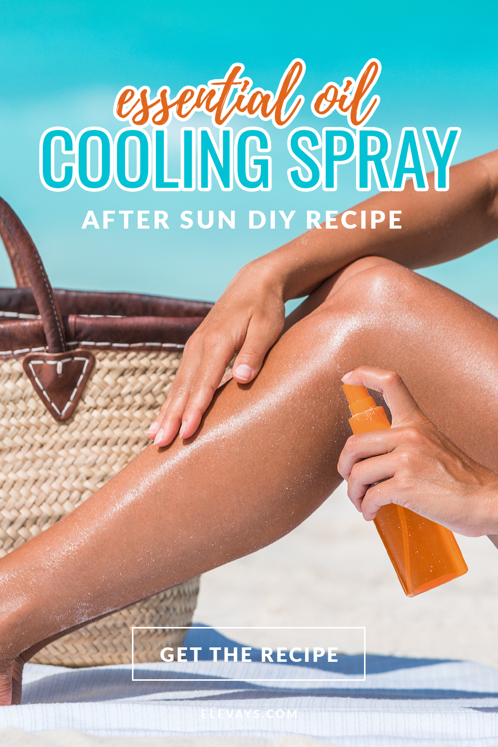 After Sun Cooling Spray DIY Oil Recipe - Make your Summer Awesome with Essential Oils