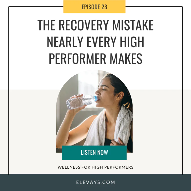 Ep. 28: The Recovery Mistake Nearly Every High Performer Makes